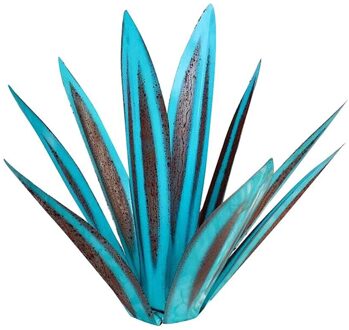 27Cm Iron Art Tequila Plant Ornament Diy 'S Decoratie Creatieve Iron Ornament Plant Ornament Tuin Decoratie Oranje