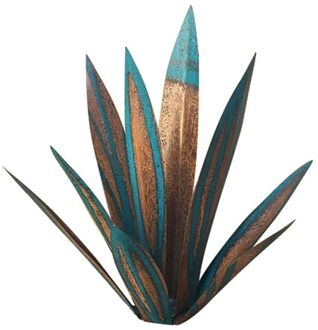 27Cm Iron Art Tequila Plant Ornament Diy 'S Decoratie Creatieve Iron Ornament Plant Ornament Tuin Decoratie roos