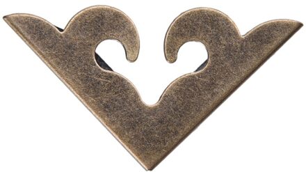 27Mm Case Doos Hoeken Beugels Decoratieve Voor Meubels Decor Driehoek Rotan Gesneden 12 Pcs Verkoop