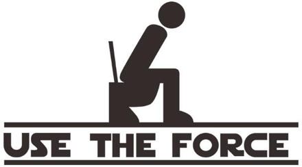 28*15Cm Wc Stickers Zwart Pvc Badkamer Home Decoratie Creatieve Patroon Muurstickers