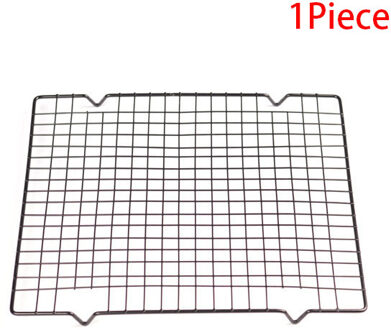 28*25.5 cm Non-stick Metalen Bakken Rack Mesh Taart Koeling Rekken Netto Dampende Kebab Cookies Frame Plank drogen Stand Houder Gereedschappen