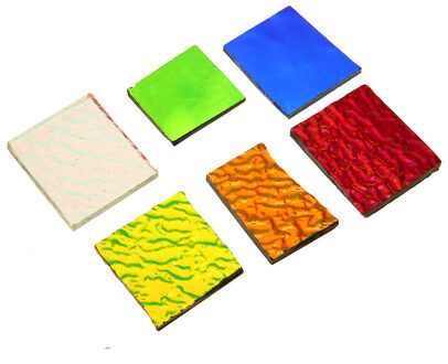 28 g/zak COE90 Dichroic Glas Mix Kleur & Vormen Fusing in Glas Magnetron Oven Accessoires voor DIY Glazen Sieraden Decoratie