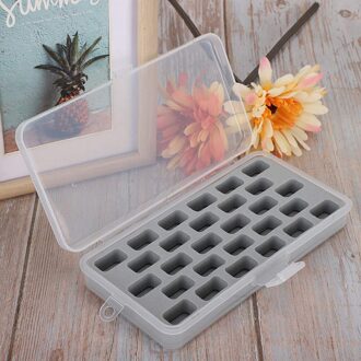 28 Grid Spoel Doos Plastic Lege Verdikte Spons Vaste Naaimachine Storage Case Stitch Thuis Naaien Apparatuur Accessoires