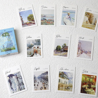 28 Sheets/Set Impression Gallery Series Lomo Card Mini Postcard Greeting Card Christmas Gifts