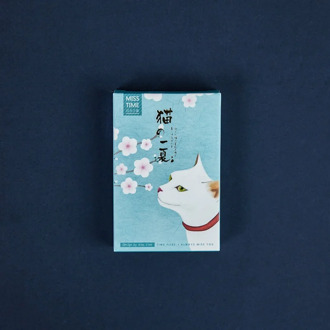 28 Sheets/Set Lovely Cat Summer Lomo Card Mini Postcard Birthday Letter Envelope Gift Card Message Card