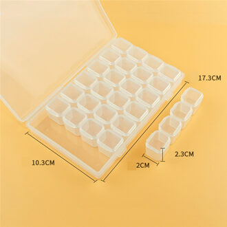 28 Slots Diamant Schilderij Kits Plastic Opbergdoos DIY Kralen Opbergdoos Geval Organisator Houder Kit Naaien Gereedschap Accessoires