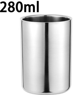 280/ 430 Ml Dubbele Muur Roestvrij Drinkbeker Bier Koffie Thee Mok Drinkware 1 Pc 280ml