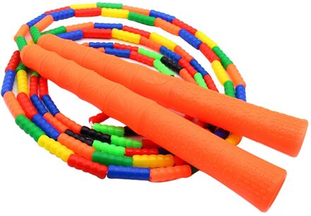 280Cm Springtouw Workout Gewichtsverlies Tpu Indoor Outdoor Thuis Verstelbare Sport Kids Fitness Gesegmenteerde Antislip Soft Kralen Oranje