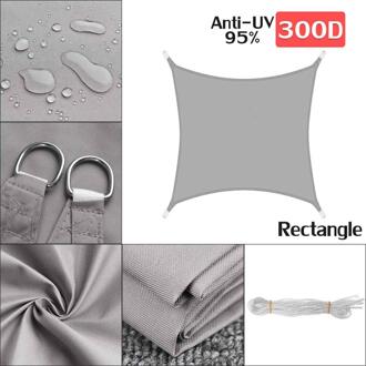 280GSM HDPE Farbic Vierkante 5x5 m/4x4 m Zonnescherm Zeil Zonwering Netten 4x4 m voor Tuin Cover Bloemen Planten Patio Gazon grijs 400x400cm