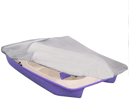 286X145Cm Stofdicht Pedaal Boot Cover Grijs Elastische Koord Oxford Stof Bescherming Vervanging Deel Waterbestendig Zware