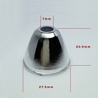 28Mm Mini Plastic Led Lampenkap Kom Lamp Kralen Zaklamp Reflecterende Cup Reflector Diy Zaklamp Hoogte 21Mm