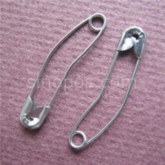 28mm Staal Gebogen Veiligheidsspelden In Zilver Kleur, 0 # quilten gekleurde crimped banaan pins quilter tijdelijke tacker basting quilts