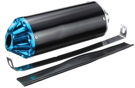 28Mm Uitlaat Met Klem Voor Ttr CRF50 Ssr Thumpstar 90cc 110cc 125cc Dirt Pit Bike Blauw