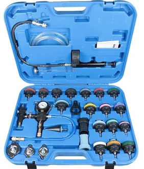 28pcs Car Special repair Tool Radiator Pressure Tester Vacuum-Type Cooling System Test Water Tank Leak Detection Detector Tool