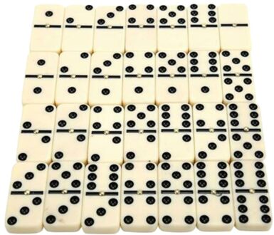 28Pcs Entertainment Dubbele Zes Blokken Schaakspel Met Doos Domino Set Reizen Draagbare Traditionele Klassieke Speelgoed Dot Grappig