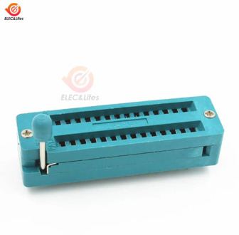 28PIN Narrow Body DIP28 ZIF ZIP IC SOCKET 28P DIP CHIP TEST Adaptor 28 PIN Dip-28 2.54MM PITCH CONNECTOR FOR PCB