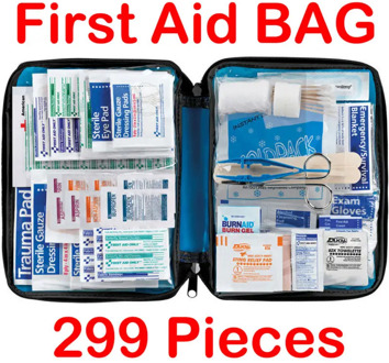 299 Pcs Medical First Aid Emergency Kit Camping Sport Travel Car Home Medical Bag Packing Organizer