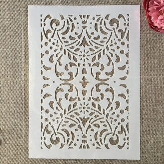 29Cm A4 Venster Frame Rechthoek Diy Gelaagdheid Stencils Schilderij Plakboek Kleuring Embossing Album Decoratieve Template