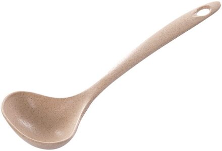 29X5Cm Tarwestro Rijst Pollepel Lange Handvat Soep Lepel Maaltijd Diner Scoops Keuken Koken Koken Servies thuis Leveringen beige