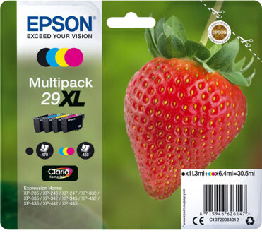 29XL Multipack - Aardbei Inkt