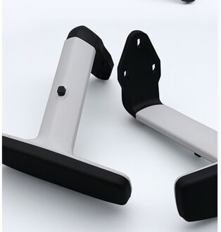 2D Armsteun Up Down Hight Aanpassen Functie Leuning Voor Gaming Computer Bureaustoel Fauteuil Een Paar Meubels Handvat Accessoire 24cm wit