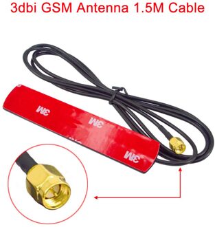 2dbi-3dbi GSM antenne 824-960 Mhz 1710-1990 Mhz SMA plug male connector gsm Antenne 1.5 M Kabel