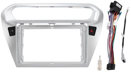 2Din Auto Fascia Voor Peugeot 301 Panel Dash Mount Installatie Dvd Frame Voor Citroen Slysee