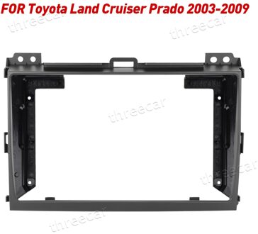 2Din Autoradio Fascia Frame Fit Voor Toyota Land Cruiser Prado 120 2003 Android Gps Panel Dash Frame kit Montage Frame