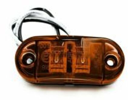 2Diode Amber Led Verlichting Marker Lamp 10V-30V Ontruiming Led Licht Trailer Amber