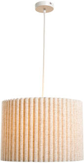 2e Halve Prijs Hanglamp Rune Naturel E27 - 120xØ40 Cm