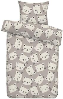 2e Halve Prijs Leen Bakker - Dekbedovertrek Indie - 140x200 Cm - Polyester - Beige