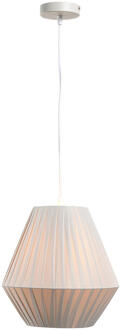 2e Halve Prijs Leen Bakker - Hanglamp Feline E27 80x30x30 Cm - Stof - Grijs