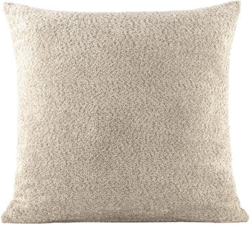2e Halve Prijs Leen Bakker - Woonkussen Vayen - 60x60 Cm - Polyester - Beige
