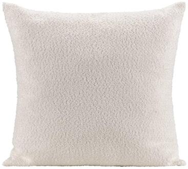 2e Halve Prijs Leen Bakker - Woonkussen Vayen - Off-White - 60x60 Cm - Polyester - Wit
