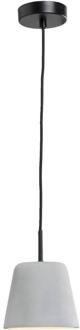 2e Halve Prijs Op=Op | Leen Bakker - Hanglamp Manu - 120xØ15 Cm - Cement - Grijs