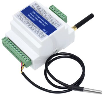 2G Gsm Sms Afstandsbediening Temperatuur Status Monitor Alarm Met 2 Relais Uitgang