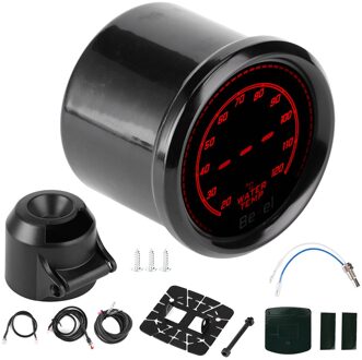 2in/52 Mm 12V Auto Led Water Temperatuurmeter Meter Auto Water Temp Display Instrument Accessoire