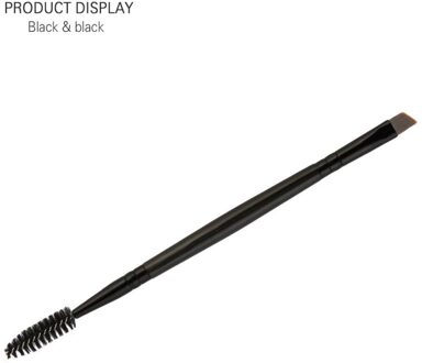 2in1 Bevel Wenkbrauw Borstel Tweekoppige Wenkbrauw Borstel Professionele Wenkbrauw Kam Make-Up Kwasten Wimpers Volume Cosmetica Tool As picture03