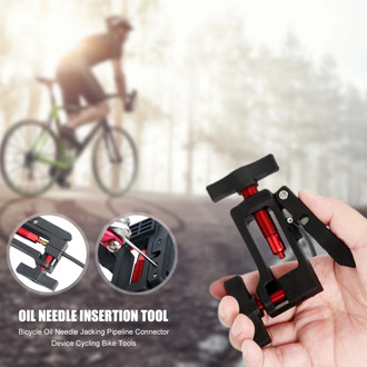 2in1 Bicycle Needle Driver Hydraulic Hose Cutter MTB Bike Disc Brake Connector Insert install Tool Bicycle Repair Tools NEW