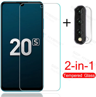 2in1 Camera glass for honor 20s 20 s honor20s protective glass on honor 20 lite 20lite light mar-lx1h 6.15'' phone screen film