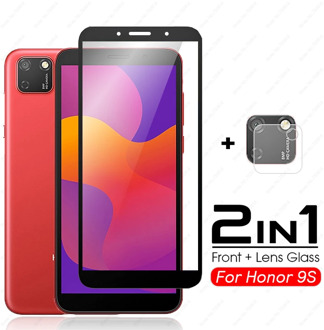 2in1 full cover Tempered Glass for huawei honor 9s Screen Protector For Huawei Honor 9S 9 s 2020 protective glass lens glass