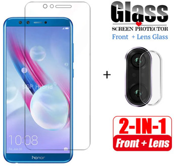 2in1 HD Camera protective Glass For Huawei Honor 9 Lite Tempered Glass Screen Protector For huawei honor 9lite 9 lite honor9 lit