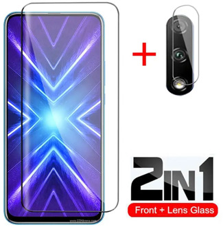 2in1 honor9x global glass protective camera glass honor 9x premium aonor 9 x x9 honor 9x stk-lx1 6.59'' armored protection film
