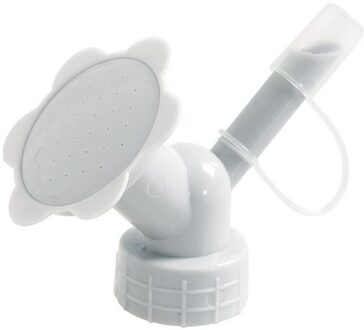 2In1 Plastic Sprinkler Nozzle Voor Bloem Waterers Fles Gieters Sprinkler grijs