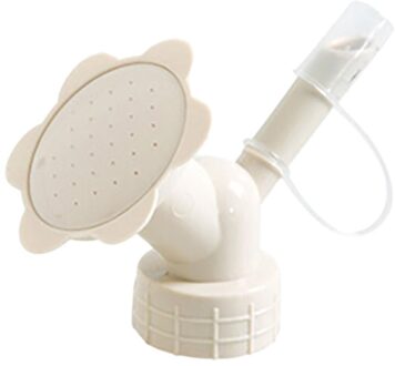 2In1 Plastic Sprinkler Nozzle Watering Fles Water Blikjes Perfect Voor Zaad Bloem Irrigatie Watering Fles Hoofd Tuingereedschap A champagne