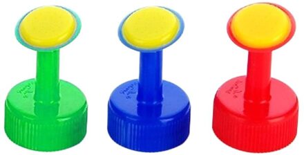 2In1 Plastic Sprinkler Nozzle Watering Fles Water Blikjes Perfect Voor Zaad Bloem Irrigatie Watering Fles Hoofd Tuingereedschap B willekeurig