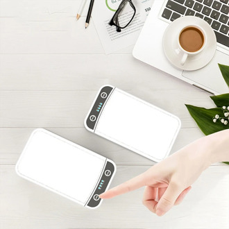 2In1 Portable UV Disinfection Aromatherapy Box Anti Bacteria Ultraviolet Ray Disinfection Device for Phone Jewelry Watch