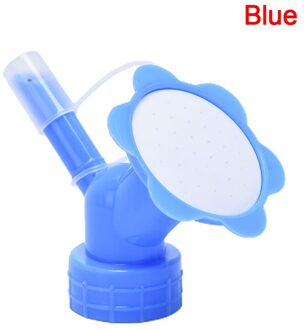 2In1 Potplanten Gieter Gereedschap Plastic Sprinkler Nozzle Voor Bloem Waterers Fles Gieters Sprinkler Tuin Gereedschap blauw