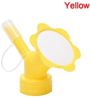 2In1 Potplanten Gieter Gereedschap Plastic Sprinkler Nozzle Voor Bloem Waterers Fles Gieters Sprinkler Tuin Gereedschap geel
