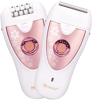 2In1 Scheerapparaat Pijnloos Dame Scheerapparaat Voor Vrouwen Bikini Trimmer Hele Lichaam Waterdichte Usb Opladen Lcd-scherm Nat & Droog gebruik